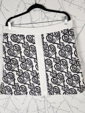 Lopez Paisley Swirl Print Mini Skort